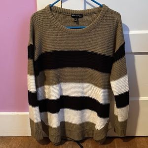 Black, white and brown